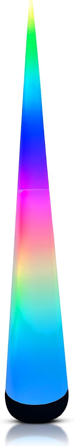 9 ft 8 in Color-Changing Inflatable Cone, outdoor decoration
